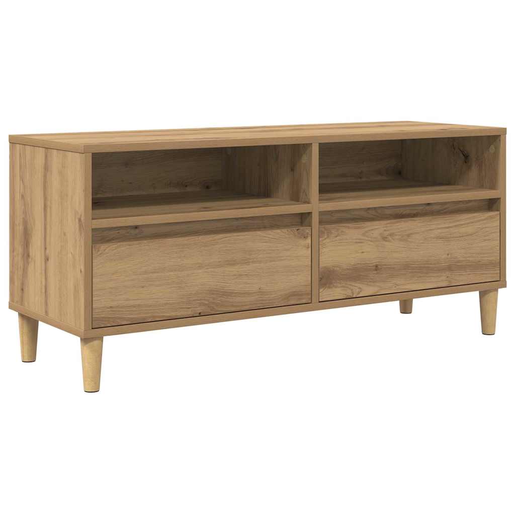 Meuble TV vidaXL Chêne Artisan 100 x 34,5 x 44,5 cm Bois d'ingénierie