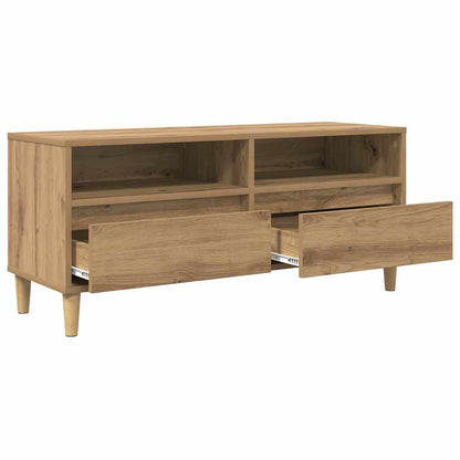 Meuble TV vidaXL Chêne Artisan 100 x 34,5 x 44,5 cm Bois d'ingénierie