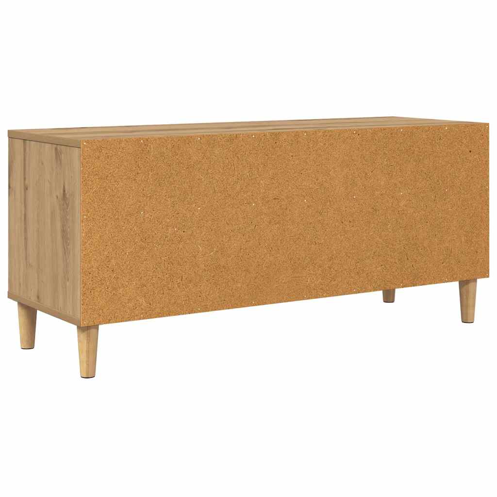 Meuble TV vidaXL Chêne Artisan 100 x 34,5 x 44,5 cm Bois d'ingénierie