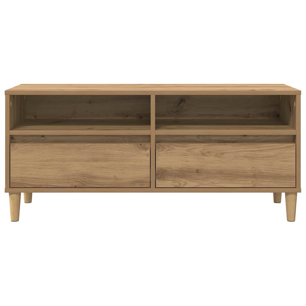 Meuble TV vidaXL Chêne Artisan 100 x 34,5 x 44,5 cm Bois d'ingénierie