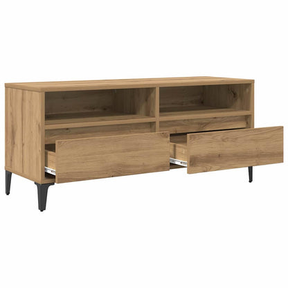 Meuble TV vidaXL avec tiroirs chêne Artisan 100 x 34,5 x 44,5 cm
