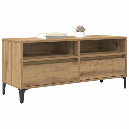 Meuble TV vidaXL avec tiroirs chêne Artisan 100 x 34,5 x 44,5 cm