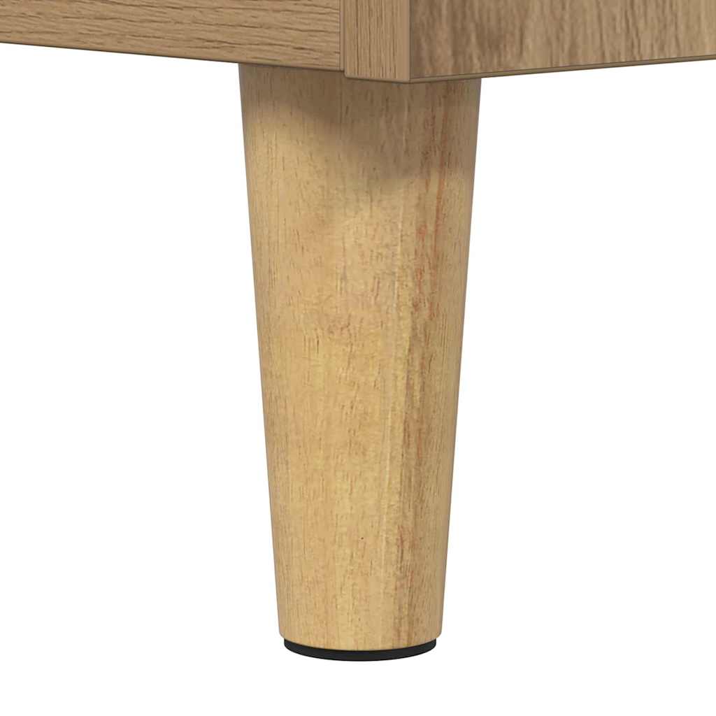 vidaXL Meuble pour disques vinyles chêne Artisan 121 x 38 x 48 cm