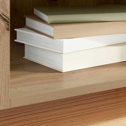 vidaXL Meuble pour disques vinyles chêne Artisan 121 x 38 x 48 cm