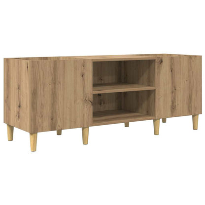 vidaXL Meuble pour disques vinyles chêne Artisan 121 x 38 x 48 cm