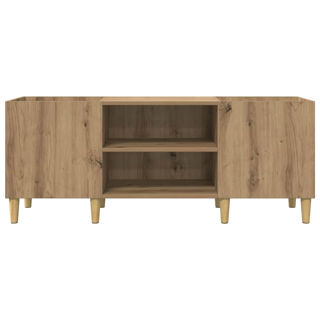 vidaXL Meuble pour disques vinyles chêne Artisan 121 x 38 x 48 cm