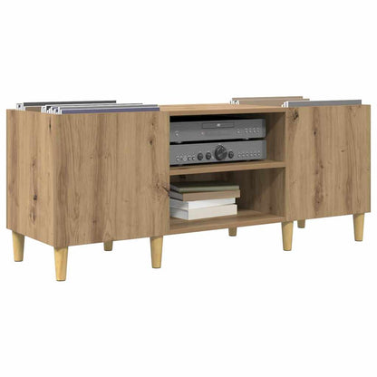 vidaXL Meuble pour disques vinyles chêne Artisan 121 x 38 x 48 cm