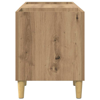 vidaXL Meuble pour disques vinyles chêne Artisan 121 x 38 x 48 cm