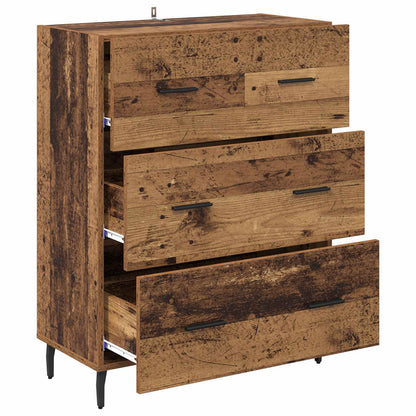 vidaXL Sideboard Altholz 69,5 x 34 x 90 cm Verbundholz und Eisen
