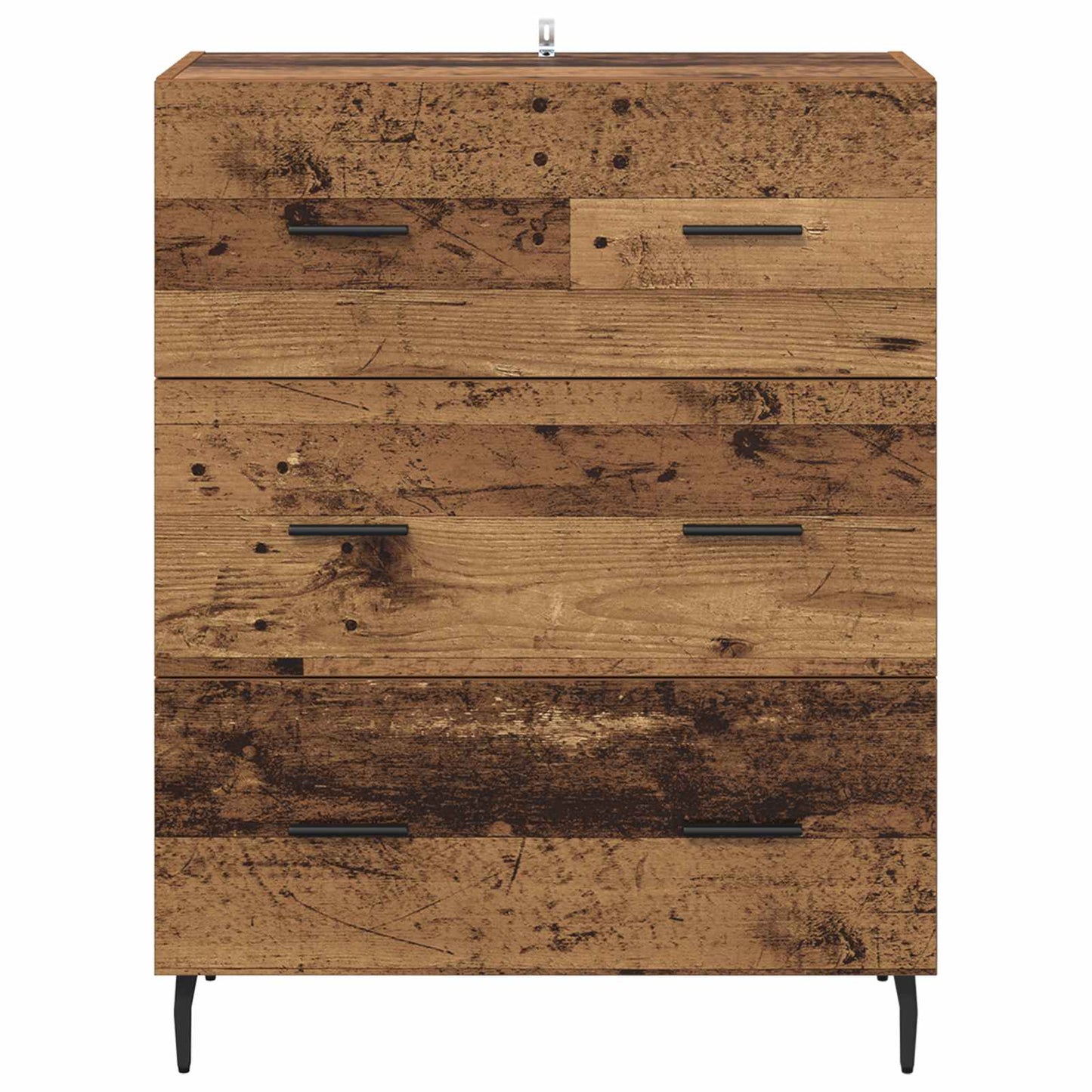 vidaXL Sideboard Altholz 69,5 x 34 x 90 cm Verbundholz und Eisen