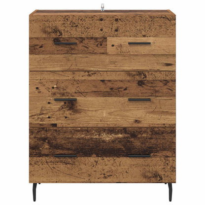 vidaXL Sideboard Altholz 69,5 x 34 x 90 cm Verbundholz und Eisen