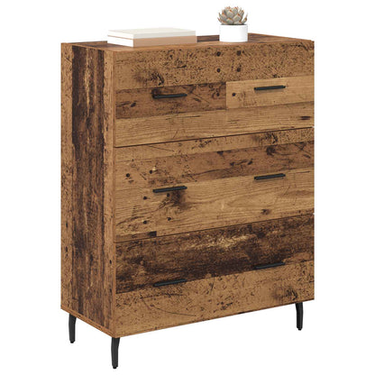 vidaXL Sideboard Altholz 69,5 x 34 x 90 cm Verbundholz und Eisen