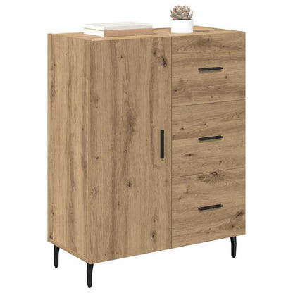Sideboard Artisan-Eiche 69,5 x 34 x 90 cm Verbundholz und Eisen