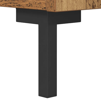 vidaXL Sideboard Altholz 34,5 x 34 x 90 cm Holzwerkstoff