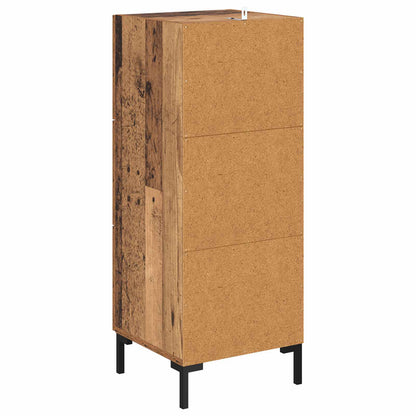 vidaXL Sideboard Altholz 34,5 x 34 x 90 cm Holzwerkstoff