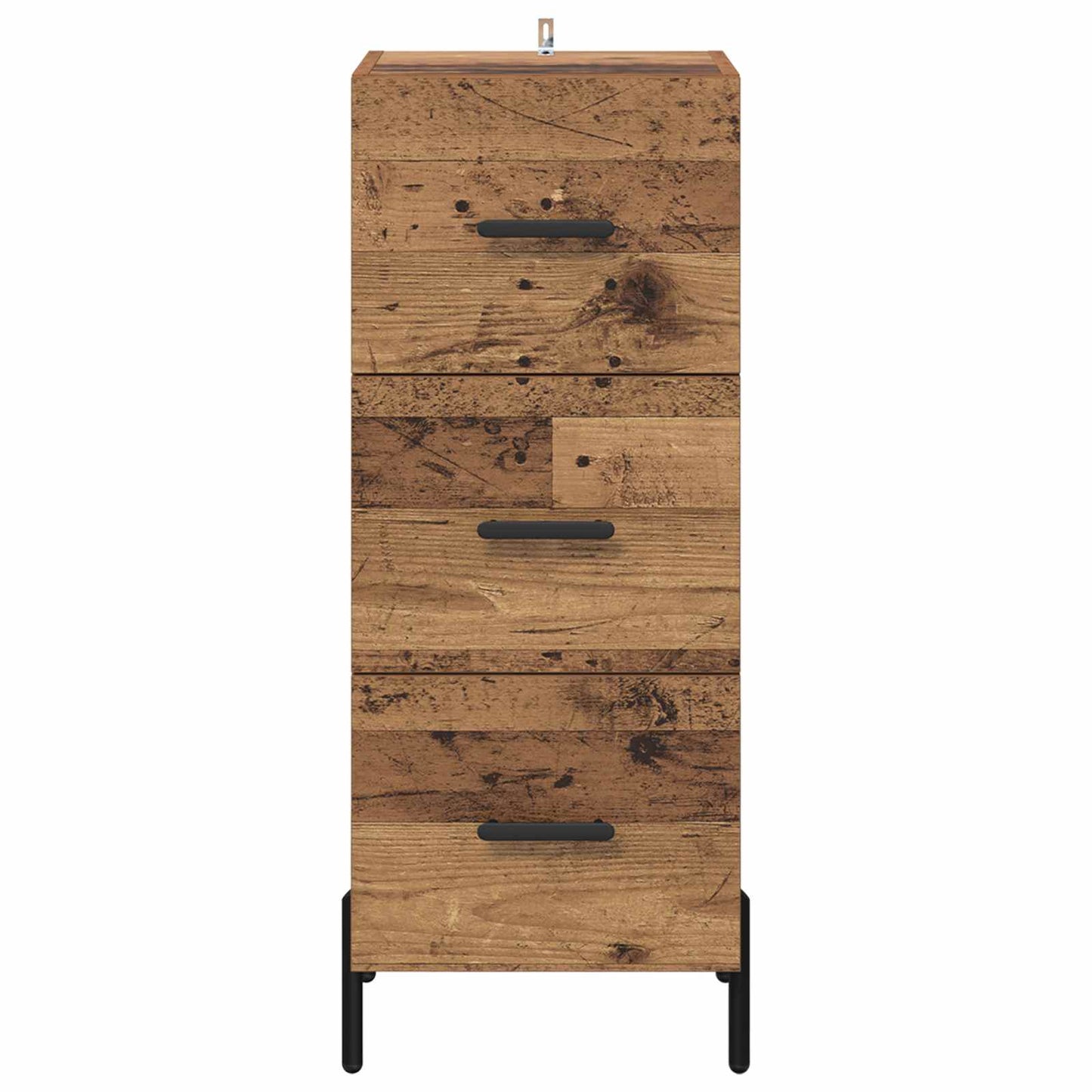 vidaXL Sideboard Altholz 34 x 34,5 x 90 cm Holzwerkstoff