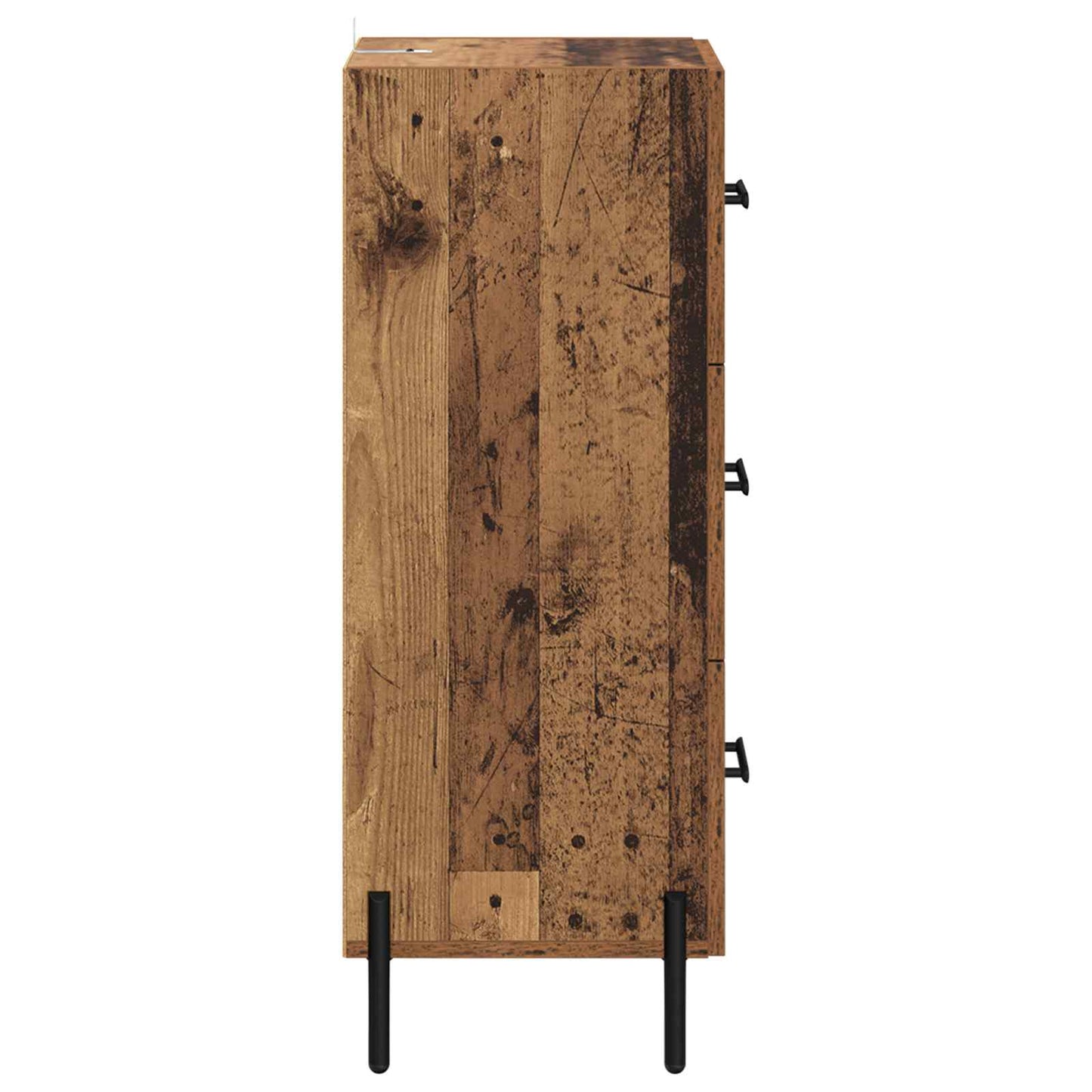 vidaXL Sideboard Altholz 34 x 34,5 x 90 cm Holzwerkstoff