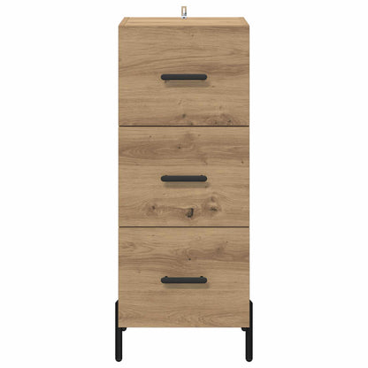 vidaXL Sideboard Artisan-Eiche 34 x 34,5 x 90 cm Holzwerkstoff