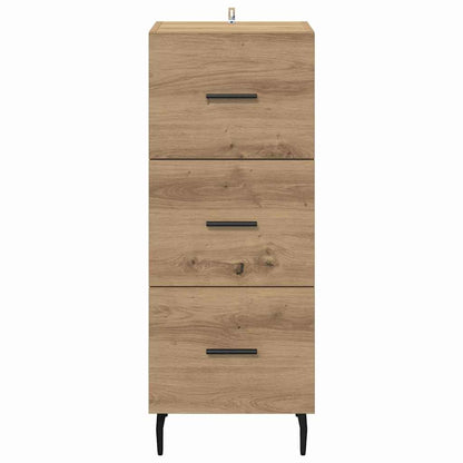 Sideboard Artisan-Eiche 34 x 34,5 x 90 cm Holzwerkstoff