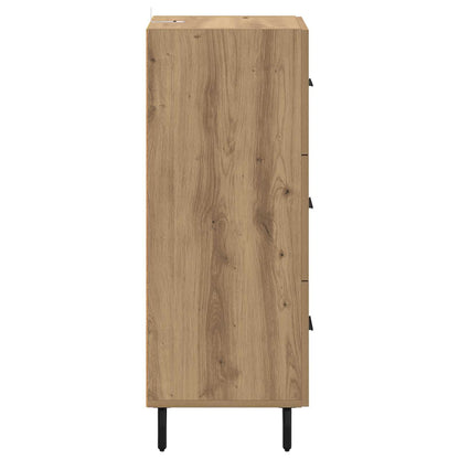 vidaXL Sideboard Artisan-Eiche 34 x 34,5 x 90 cm Holzwerkstoff