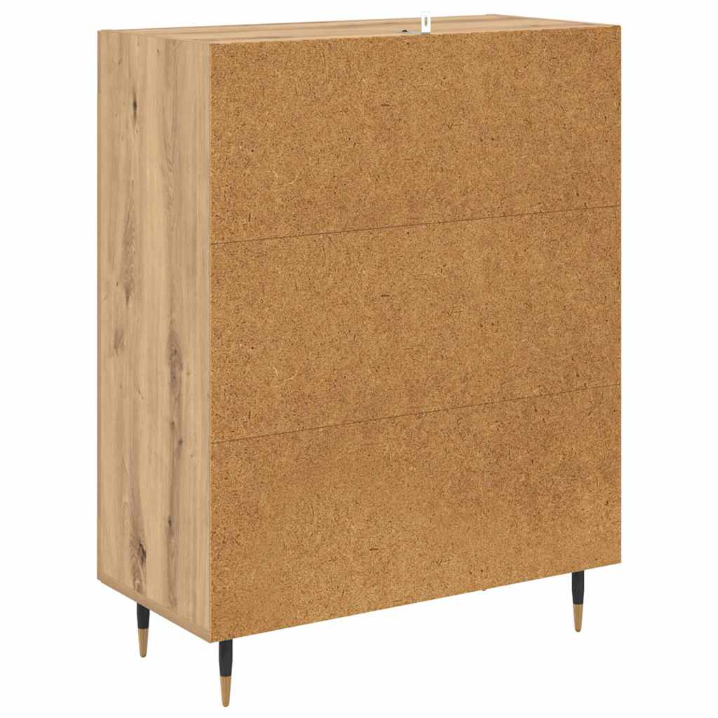 Sideboard Artisan-Eiche 69,5 x 34 x 90 cm Holzwerkstoff