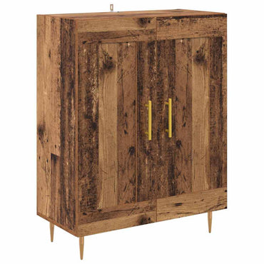 vidaXL Sideboard Altholz 69,5 x 34 x 90 cm Verbundholz und Eisen