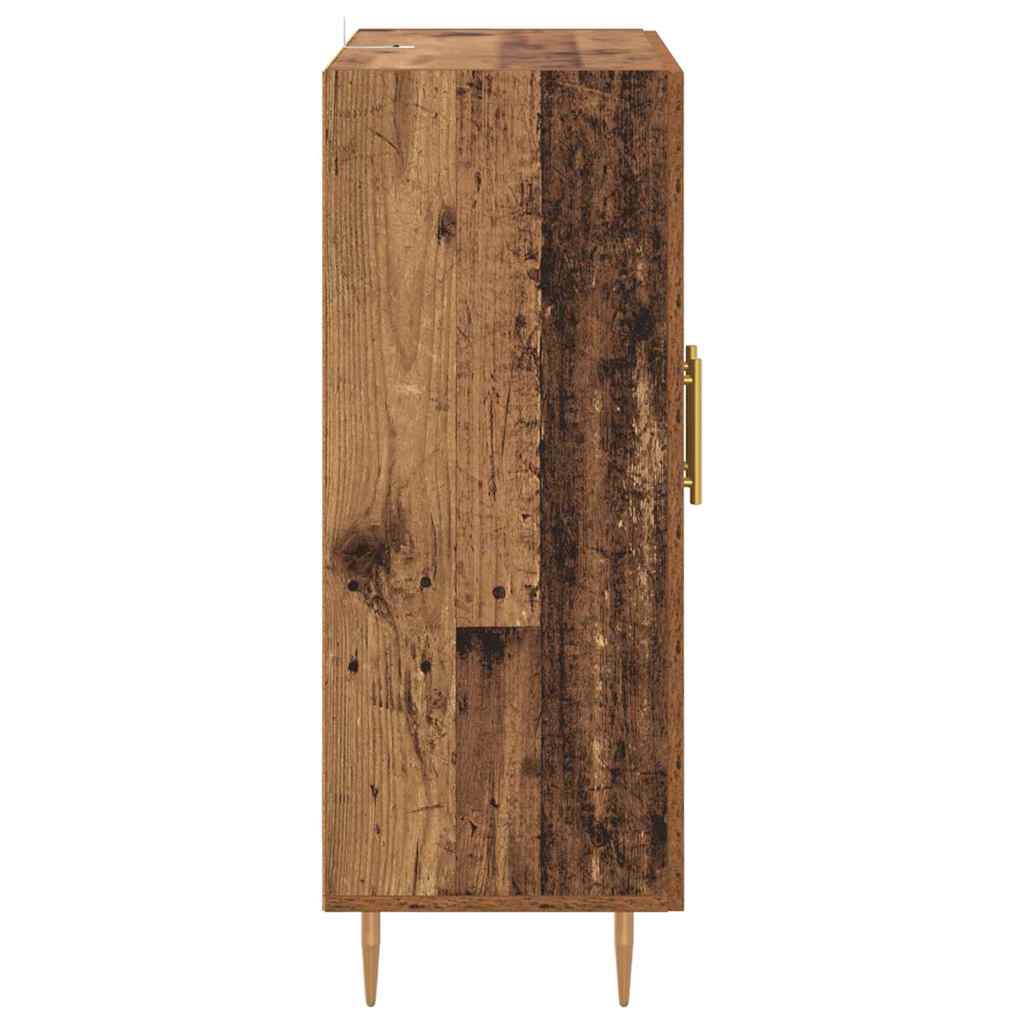 vidaXL Sideboard Altholz 69,5 x 34 x 90 cm Verbundholz und Eisen