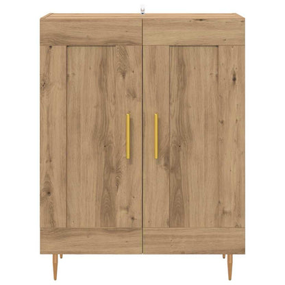Sideboard Artisan-Eiche 69,5 x 34 x 90 cm Verbundholz und Eisen