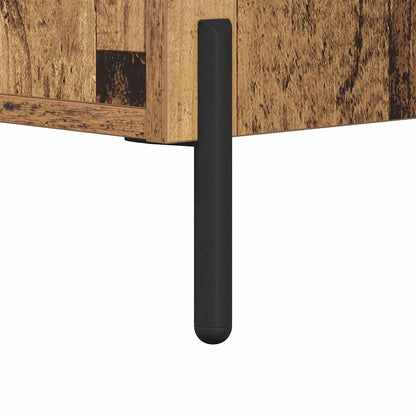 vidaXL Buffet en bois recyclé 69,5 x 34 x 90 cm Bois d'ingénierie et fer