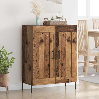 vidaXL Buffet en bois recyclé 69,5 x 34 x 90 cm Bois d'ingénierie et fer