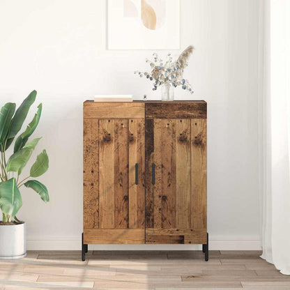vidaXL Buffet en bois recyclé 69,5 x 34 x 90 cm Bois d'ingénierie et fer