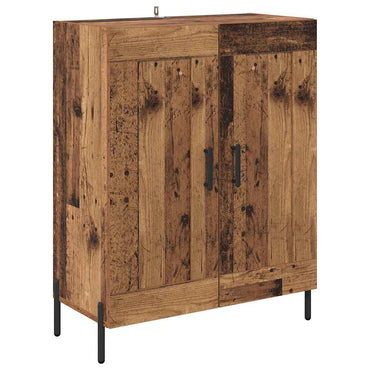vidaXL Buffet en bois recyclé 69,5 x 34 x 90 cm Bois d'ingénierie et fer