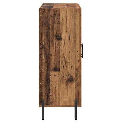 vidaXL Buffet en bois recyclé 69,5 x 34 x 90 cm Bois d'ingénierie et fer
