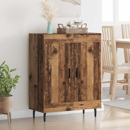 vidaXL Buffet en bois recyclé 69,5 x 34 x 90 cm Bois d'ingénierie et fer