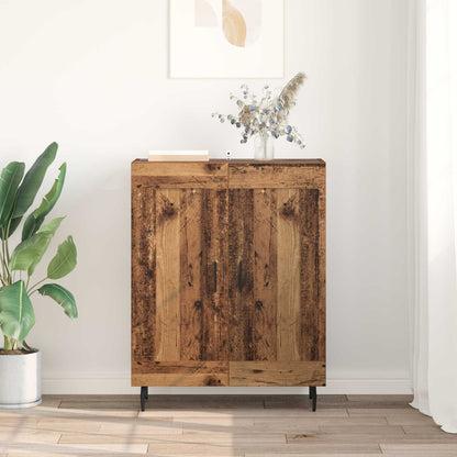 vidaXL Buffet en bois recyclé 69,5 x 34 x 90 cm Bois d'ingénierie et fer