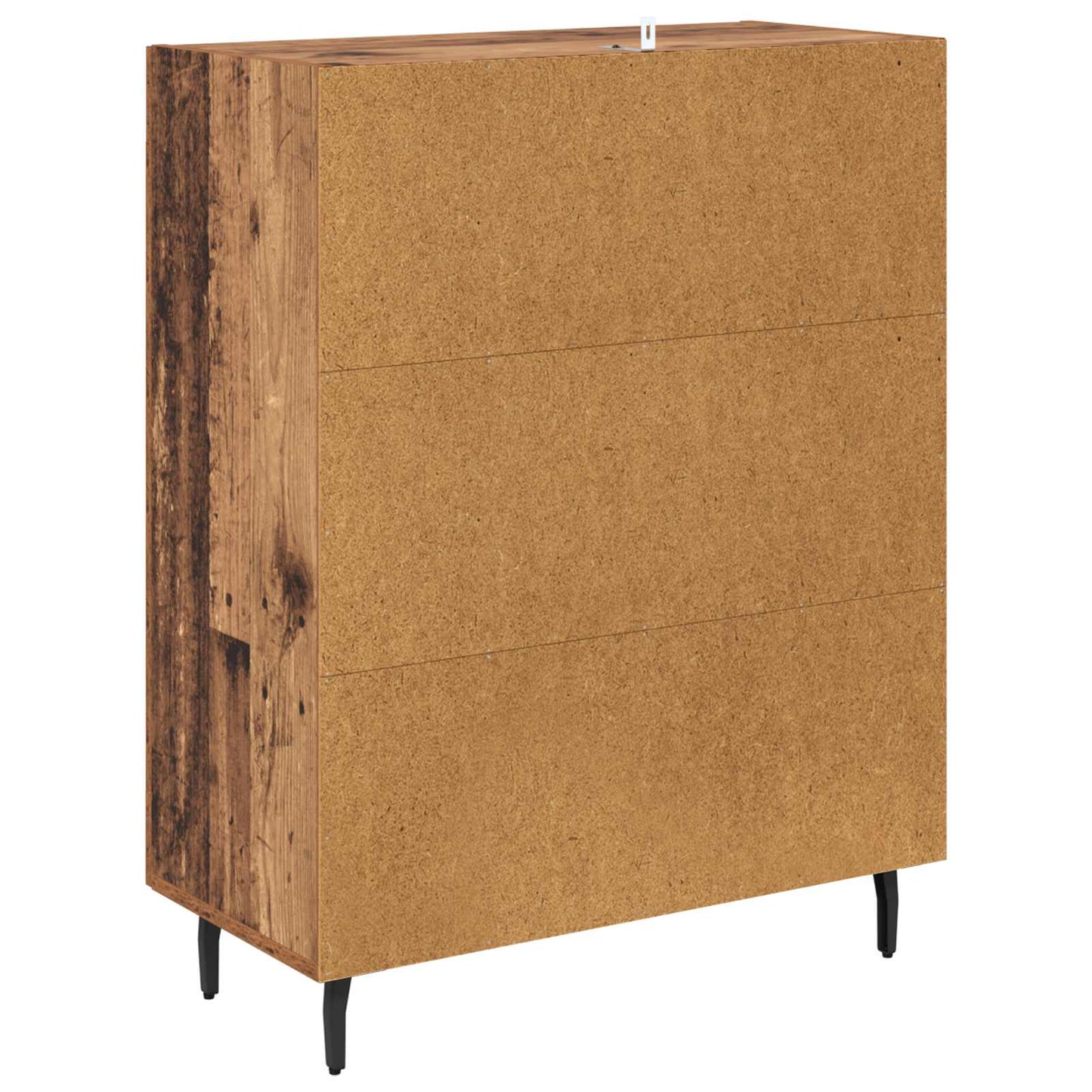 vidaXL Buffet en bois recyclé 69,5 x 34 x 90 cm Bois d'ingénierie et fer