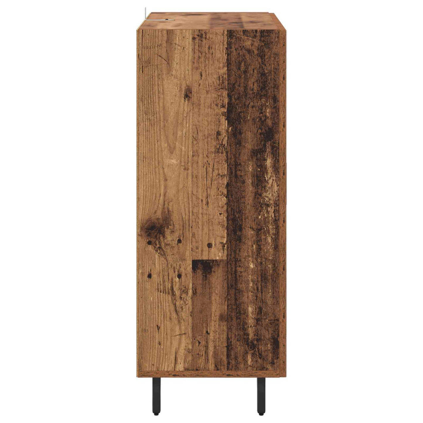 vidaXL Buffet en bois recyclé 69,5 x 34 x 90 cm Bois d'ingénierie et fer