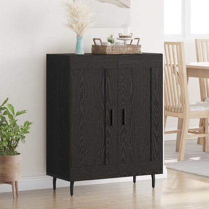 vidaXL Sideboard Schwarz Eichen-Optik 69,5 x 34 x 90 cm
