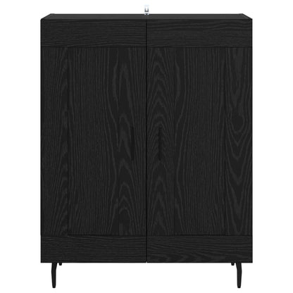 vidaXL Sideboard Schwarz Eichen-Optik 69,5 x 34 x 90 cm
