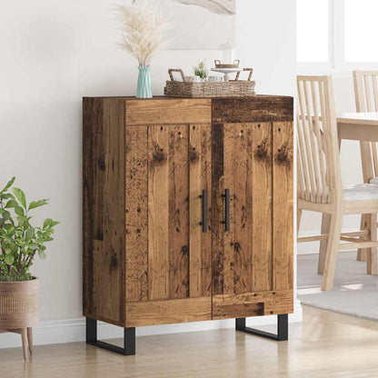 vidaXL Buffet en bois recyclé 69,5 x 34 x 90 cm Bois d'ingénierie et fer