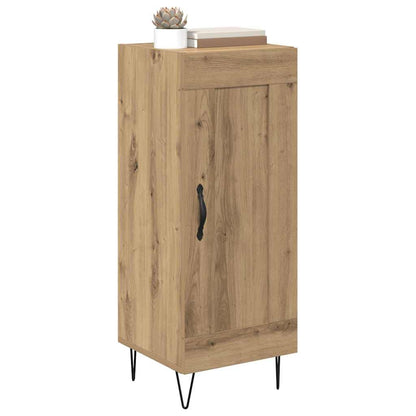 vidaXL Sideboard Artisan-Eiche 34,5 x 34 x 90 cm Verbundholz und Eisen