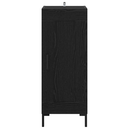 vidaXL Sideboard Olden Schwarz Eichen-Optik 34,5 x 34 x 90 cm