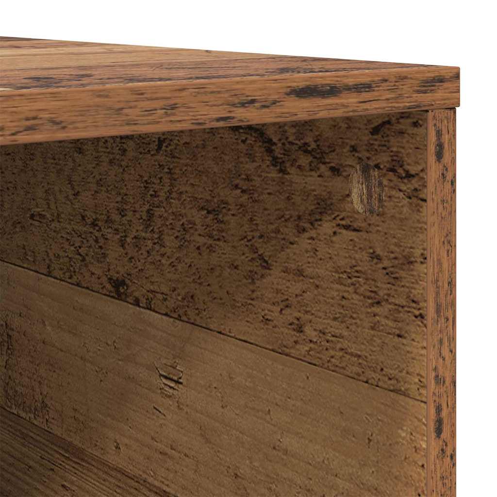 vidaXL Couchtisch Altholz 80 x 80 x 36,5 cm Holzwerkstoff