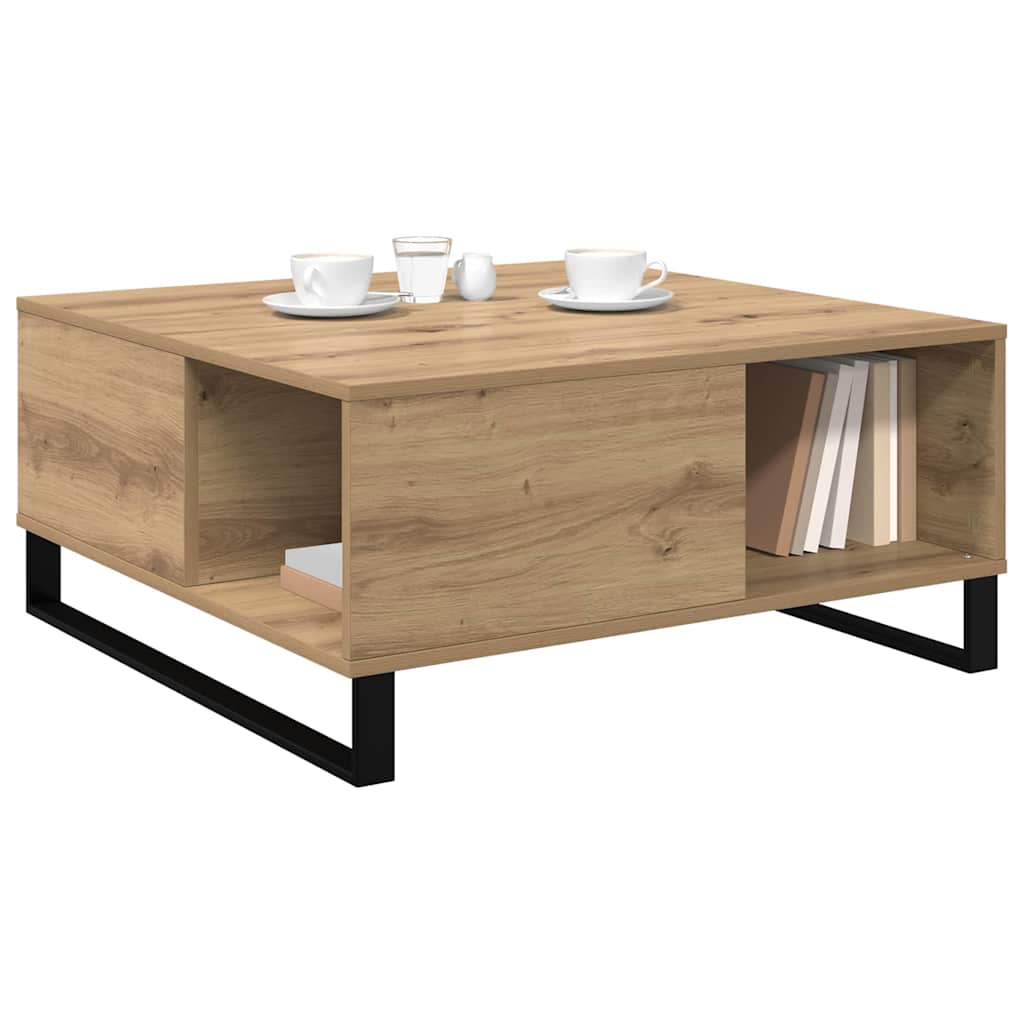 Couchtisch Artisan-Eiche 80 x 80 x 36,5 cm Holzwerkstoff