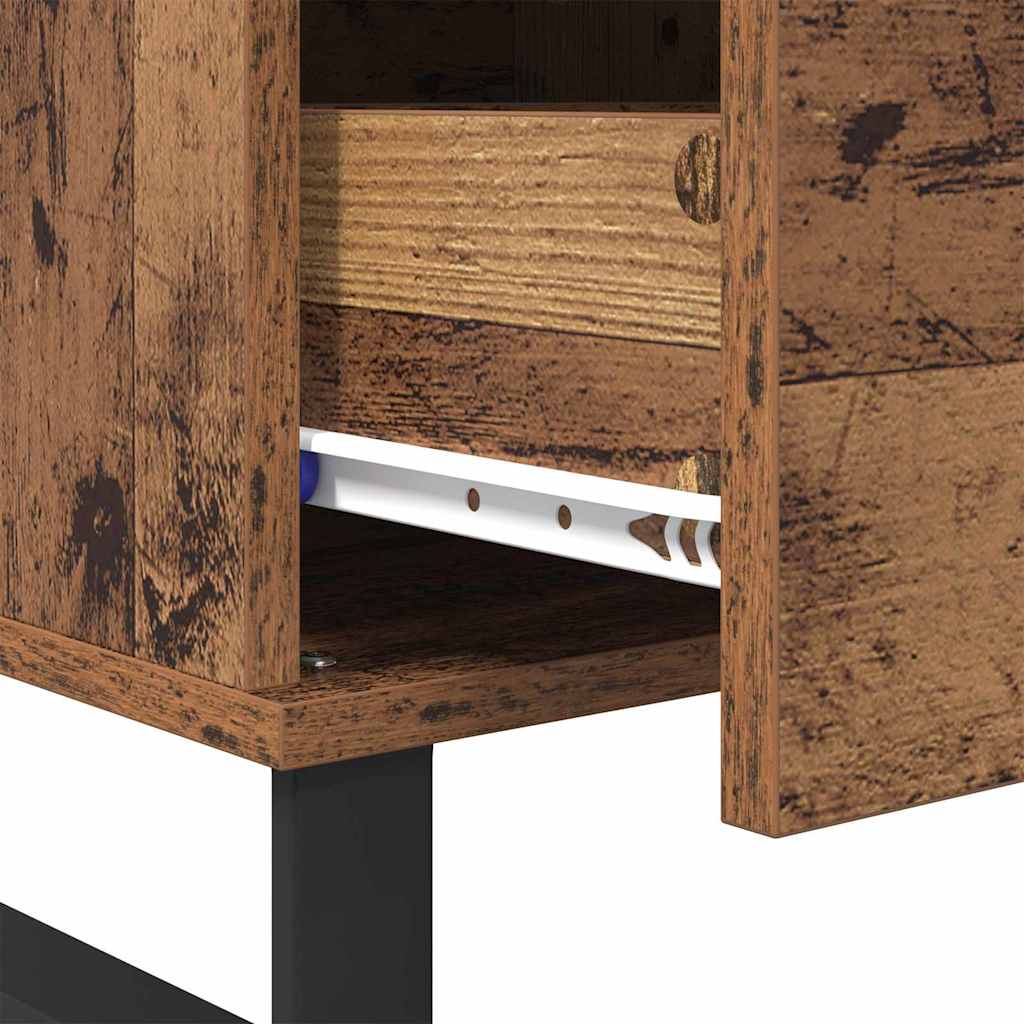 vidaXL Couchtisch Altholz 90 x 50 x 36,5 cm Holzwerkstoff