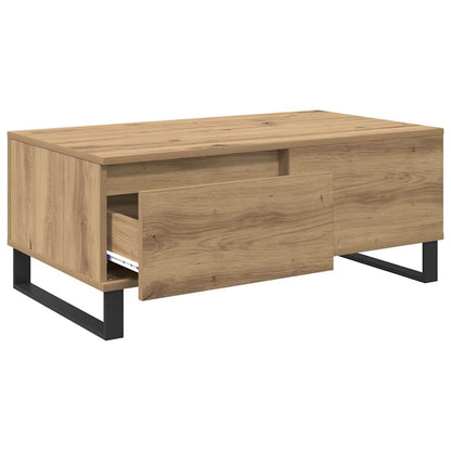 vidaXL Couchtisch Artisan-Eiche 90 x 50 x 36,5 cm Holzwerkstoff