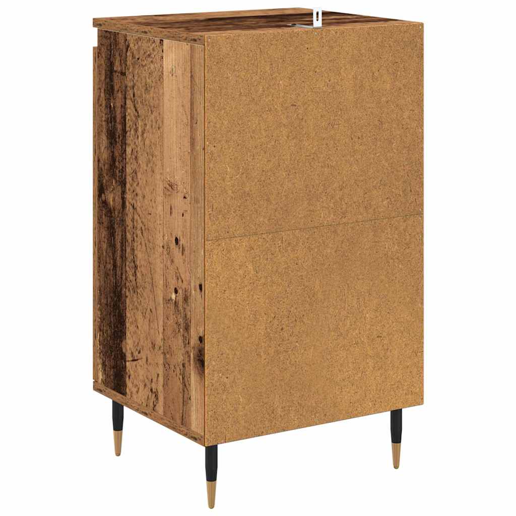 vidaXL Sideboard 2 pcs Altholz 40 x 35 x 70 cm Verbundholz und Eisen