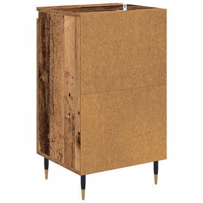 vidaXL Sideboard 2 pcs Altholz 40 x 35 x 70 cm Verbundholz und Eisen