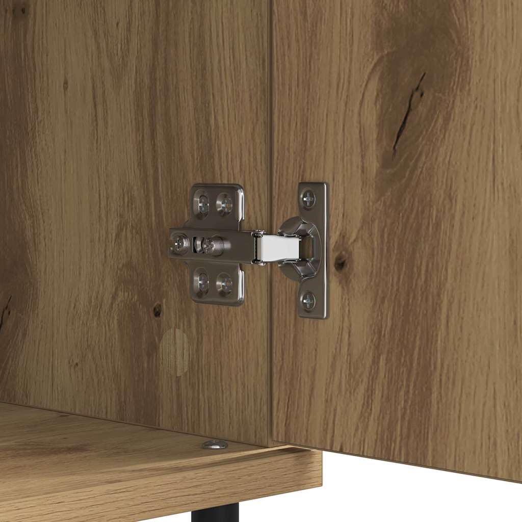 vidaXL Sideboard 2 pcs Artisan-Eiche 40 x 35 x 70 cm