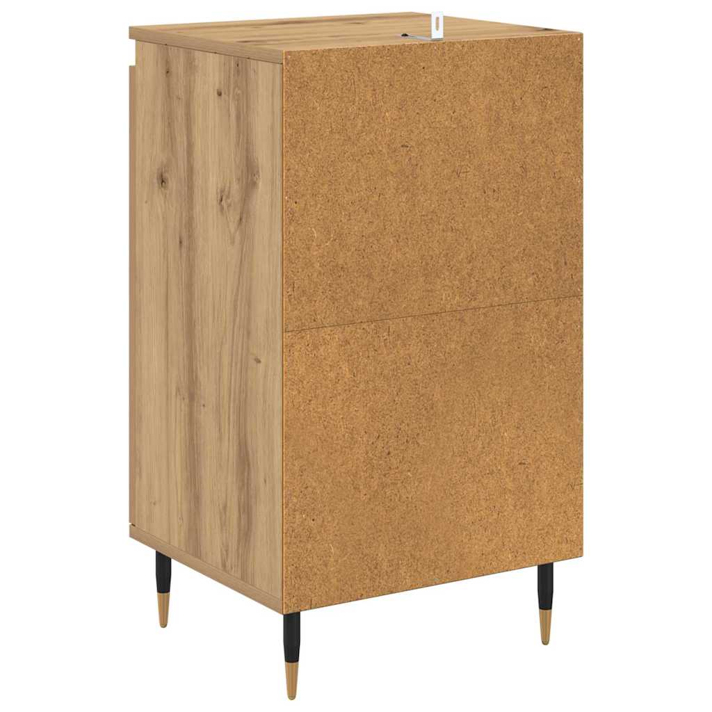 vidaXL Sideboard 2 pcs Artisan-Eiche 40 x 35 x 70 cm